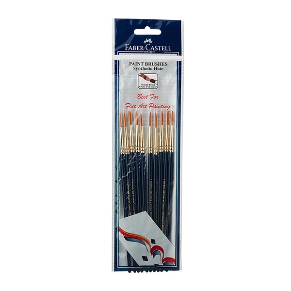 FC-Paint Brush - Synth Hair Round Size 5 Pack-10 (1)
